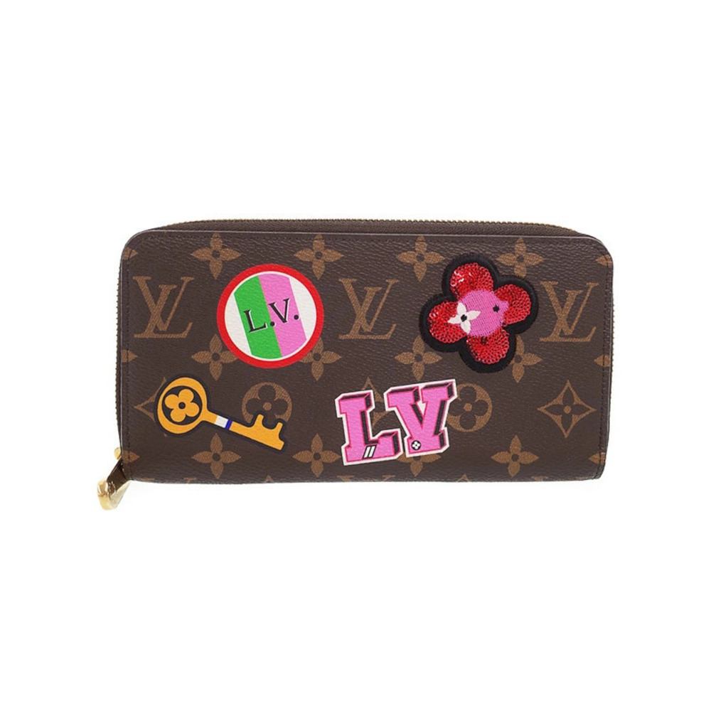 Louis Vuitton Monogram Zippy Wallet Round Zipper Long